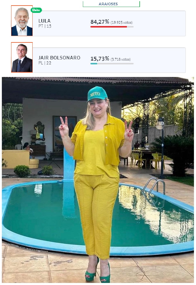 Até o boné da prefeita foi de "mito"...