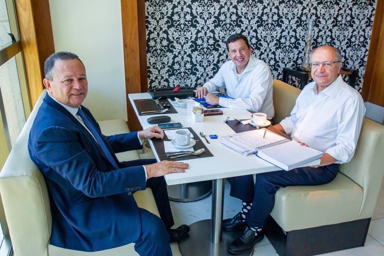 Brandão e o vice-presidente em Brasília…