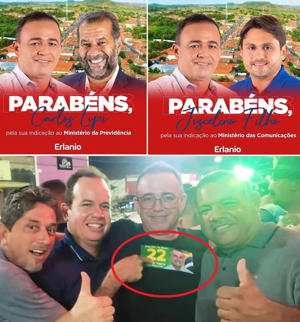 Bolsonalista prefeito de Igarapé Grande agora parabeniza os ministros do governo Lula...