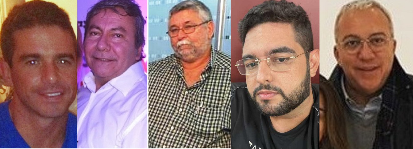 Pela ordem das fotos: André Neves, da <strong>Slea; Evilson Almeida, da Enter; Fernandão, da Edeconsil; Saymon Aquino, da GPA e <em>Ricardo Gonçalve,s da Maxtec.</em></strong>