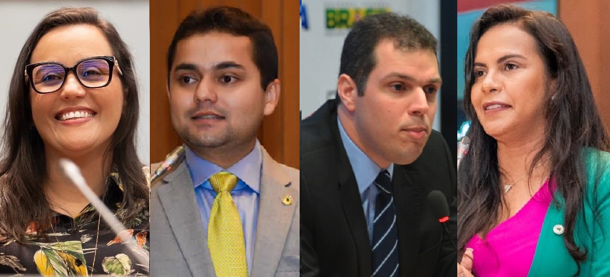 Andreia Rezende, Ricardo Rios, Rodrigo Lago e Ana do Gás querem a vice da Assembleia.