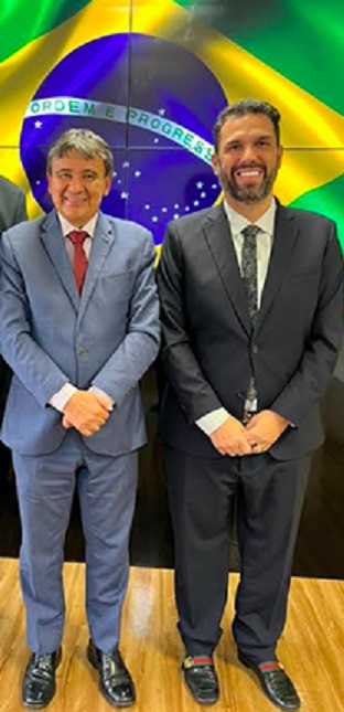 Macedo esteve com o ministro em busca de benefício para o Maranhão.