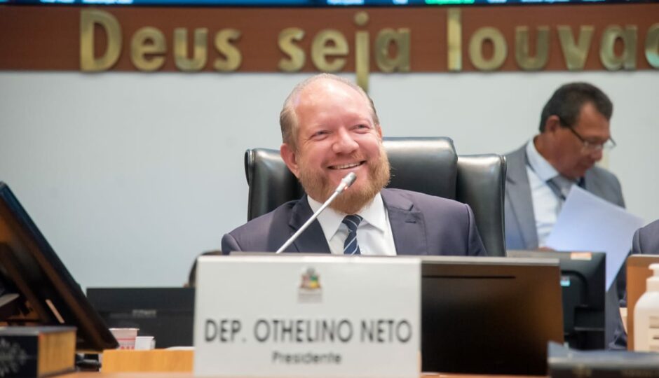 Deputado Othelino Neto presidente a ALEMA entre janeiro de 2018 a janeiro de 2023...