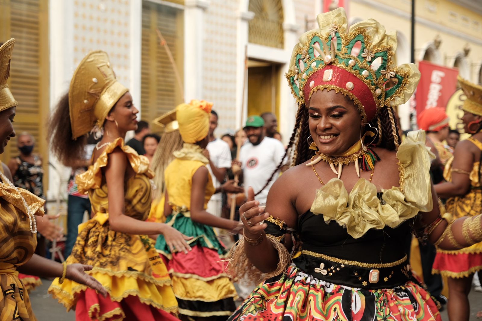 Blocos Afros levam a musicalidade e a energia da cultura negra no terceiro cortejo de Pré-Carnaval pelas ruas de São Luís