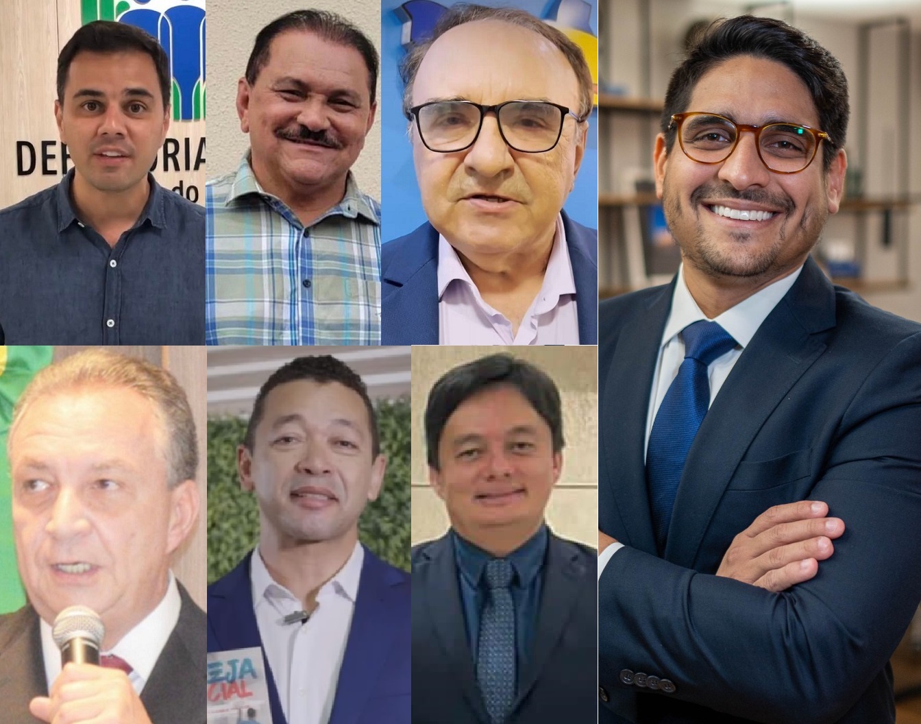 Pela ordem: Alberto Bastos, Rubens Pereira, Madeira, Luis Fernando, Eliel Gama, Guilberth Garcês e Eliel Gama...