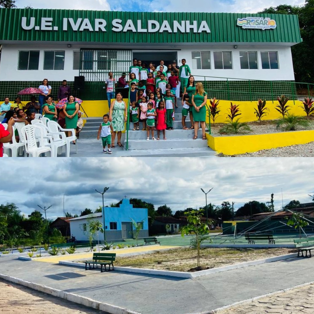 Diversas obras foram entregues em Rosário…