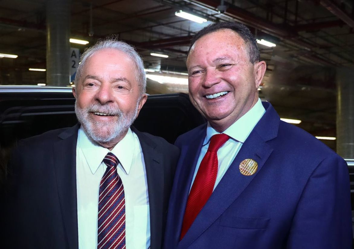 Brandão é o governador na caravana de Lula…