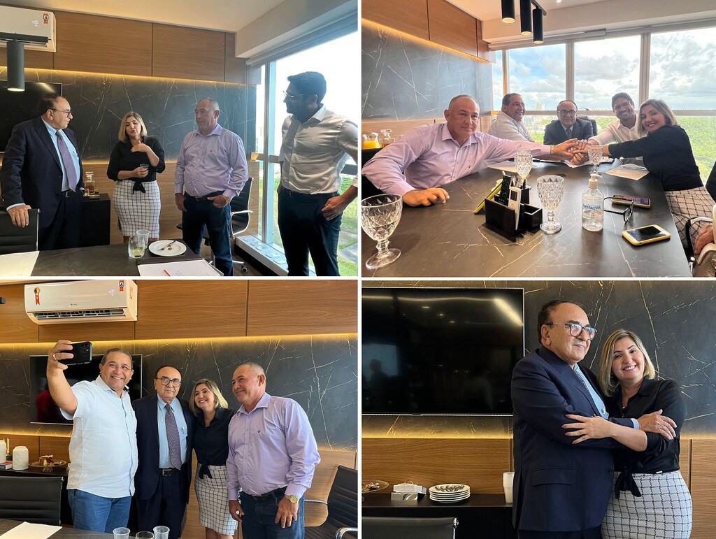 Ociléia foi anunciada como nova presidente do PSDB em Raposa na reunião que também participaram Jota Pinto, o vereador Moreira e o secretário de Meio Ambiente do Estado, Pedro Chagas.