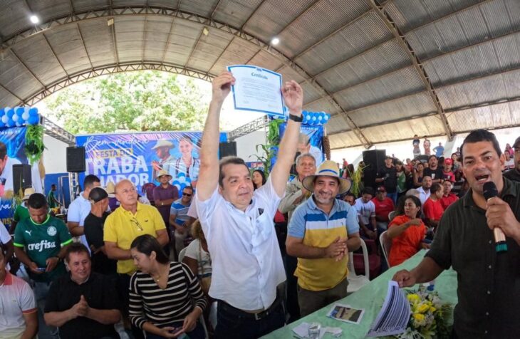 Prefeito Hilton Gonçalo em Santa Rita. 