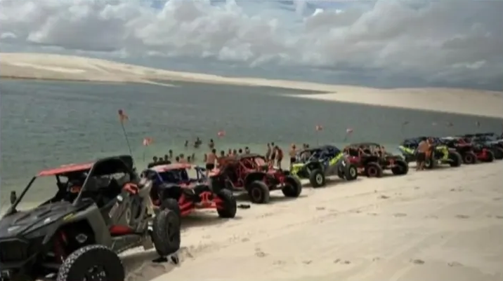 Os flagrantes das irregularidades são vistos praticamente todos os dias na região — Foto: Reprodução/TV Mirante