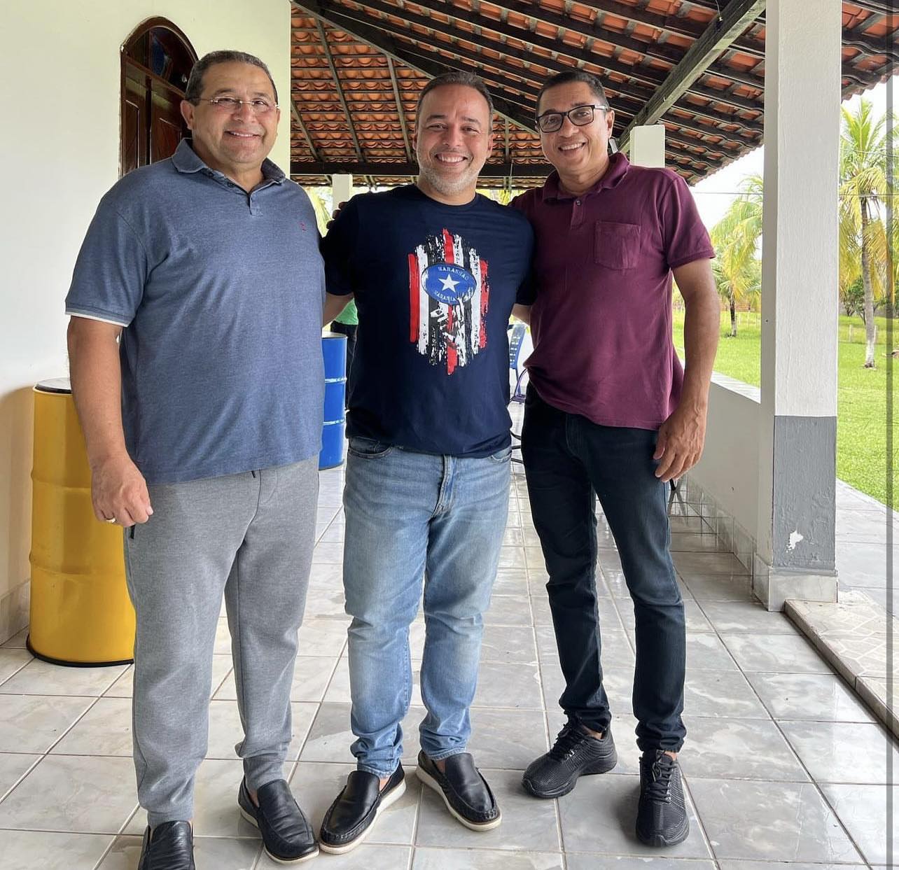 Jota Pinto, Fred e Fábio Rodon..