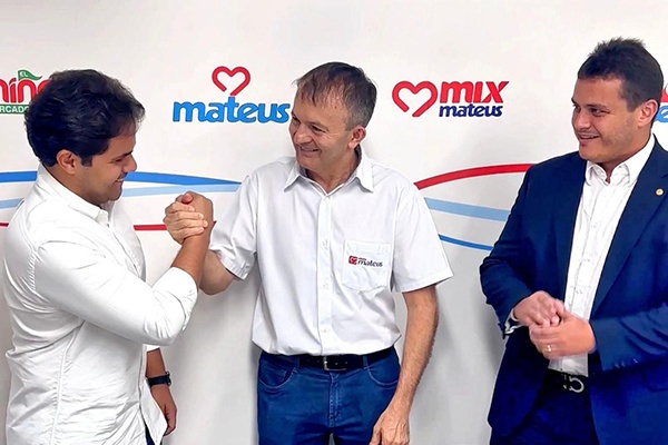 Prefeito Bruno e o empresário Ilson Mateus...