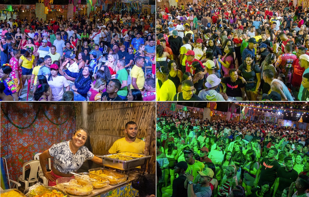 Público marcou presença no arraial...