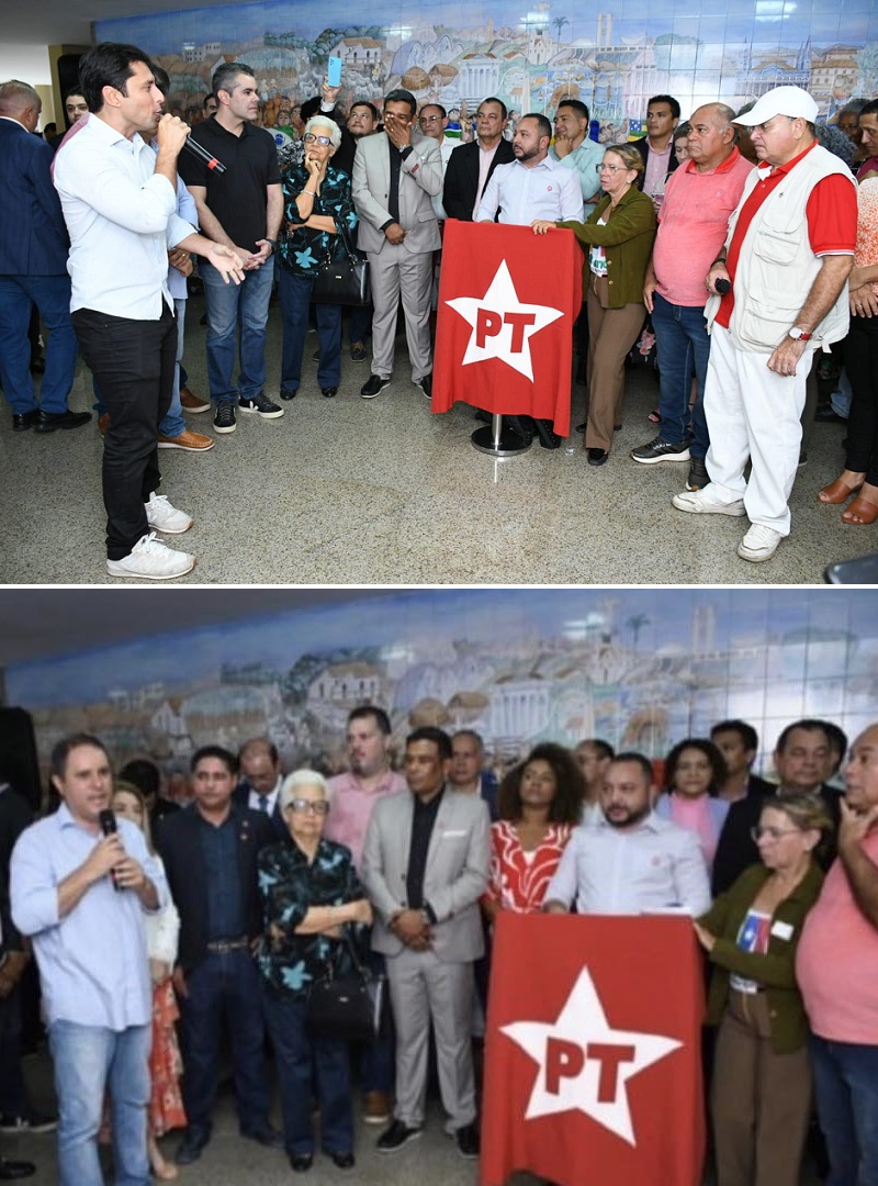 Duarte tem participado ativamente dos movimentos do PT e Edivaldo segue o mesmo caminho...