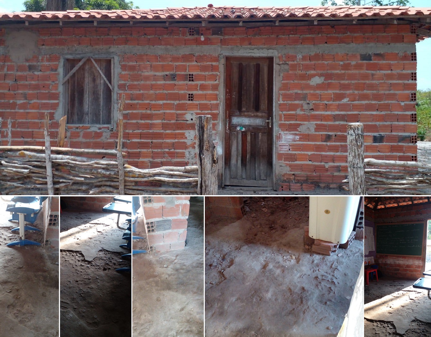 Escola no Povoado Tabual, na zona Rural de Primeira Cruz...