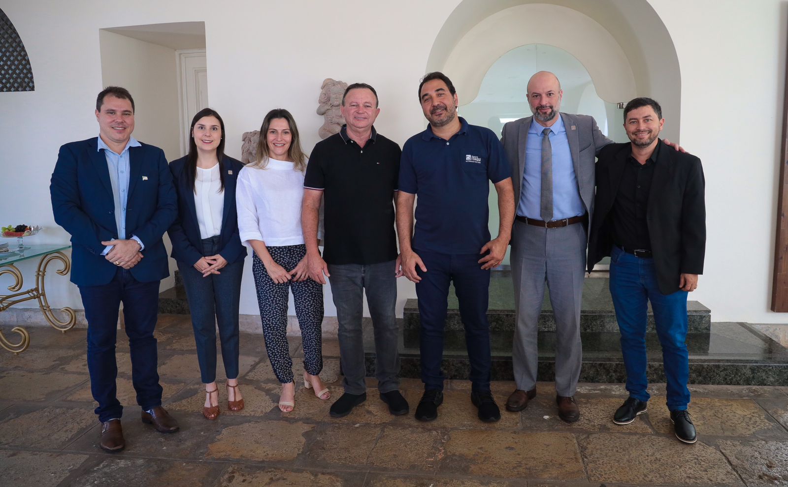 Brandão, presidente da EMAP e diretores da TIM…