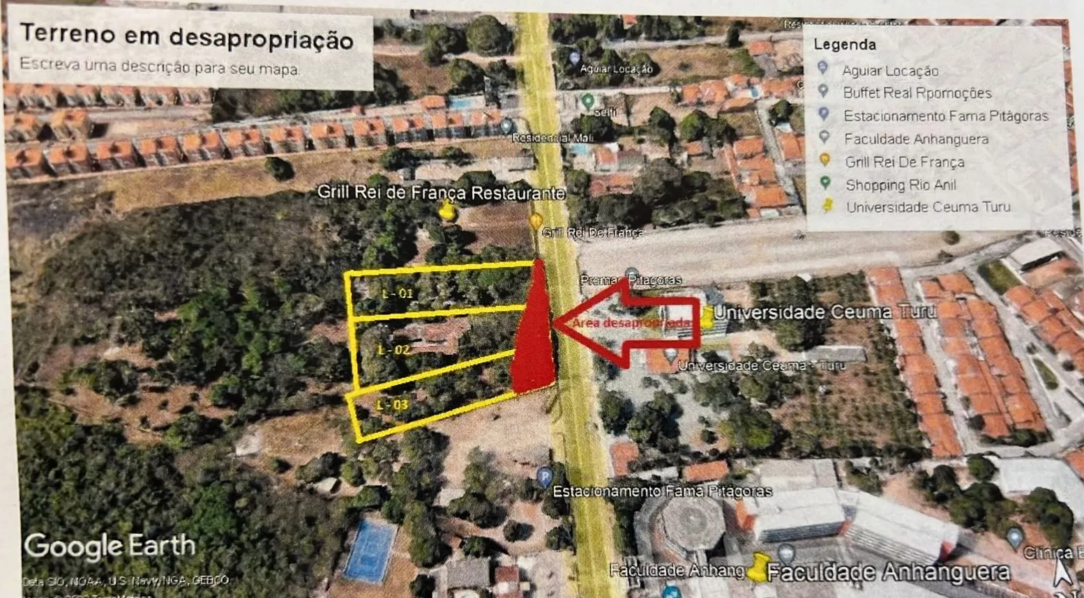 Prefeitura de São Luís quer tomar mais uma área, agora no bairro do Turu...