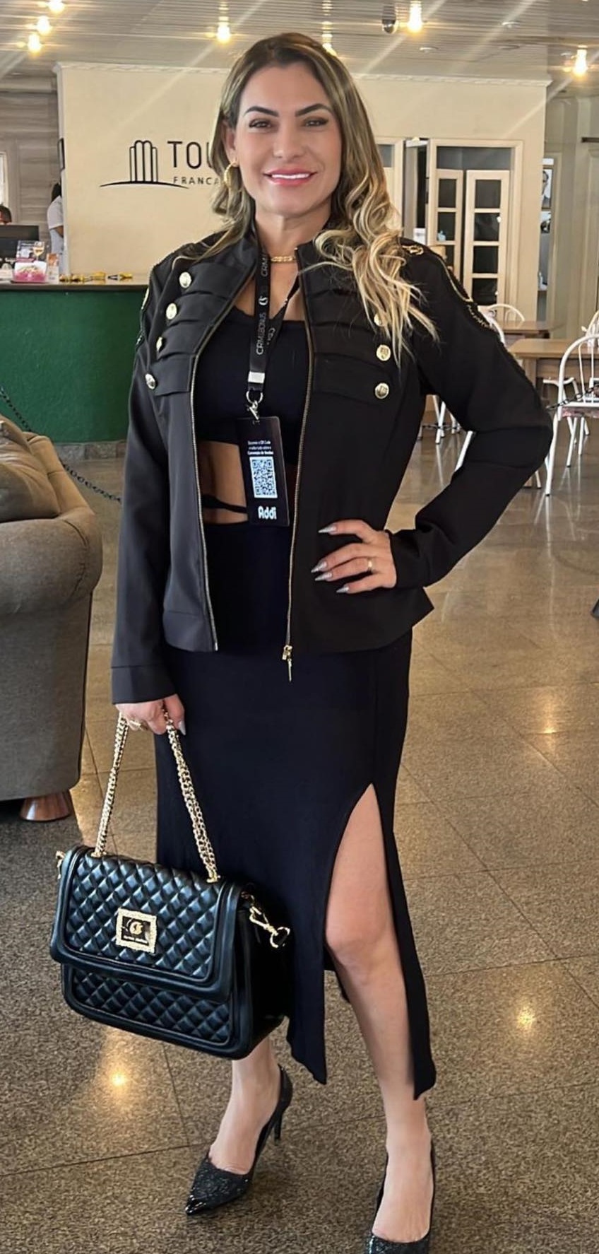 Patrícia Cristina dos Santos é esposa do prefeito Edilson da Alvorada, do município de Palmeirândia.