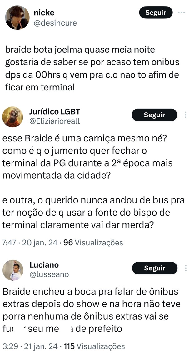 Internautas não pouparam criticas ao prefeito de São Luís...