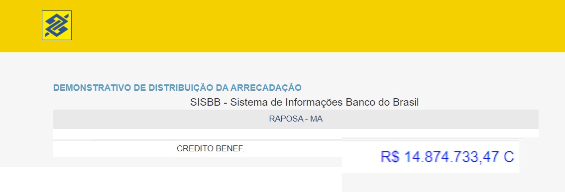 Apenas no mês de janeiro de 2024, prefeito de Raposa recebeu nas contas do Município quase R4 15 milhões...