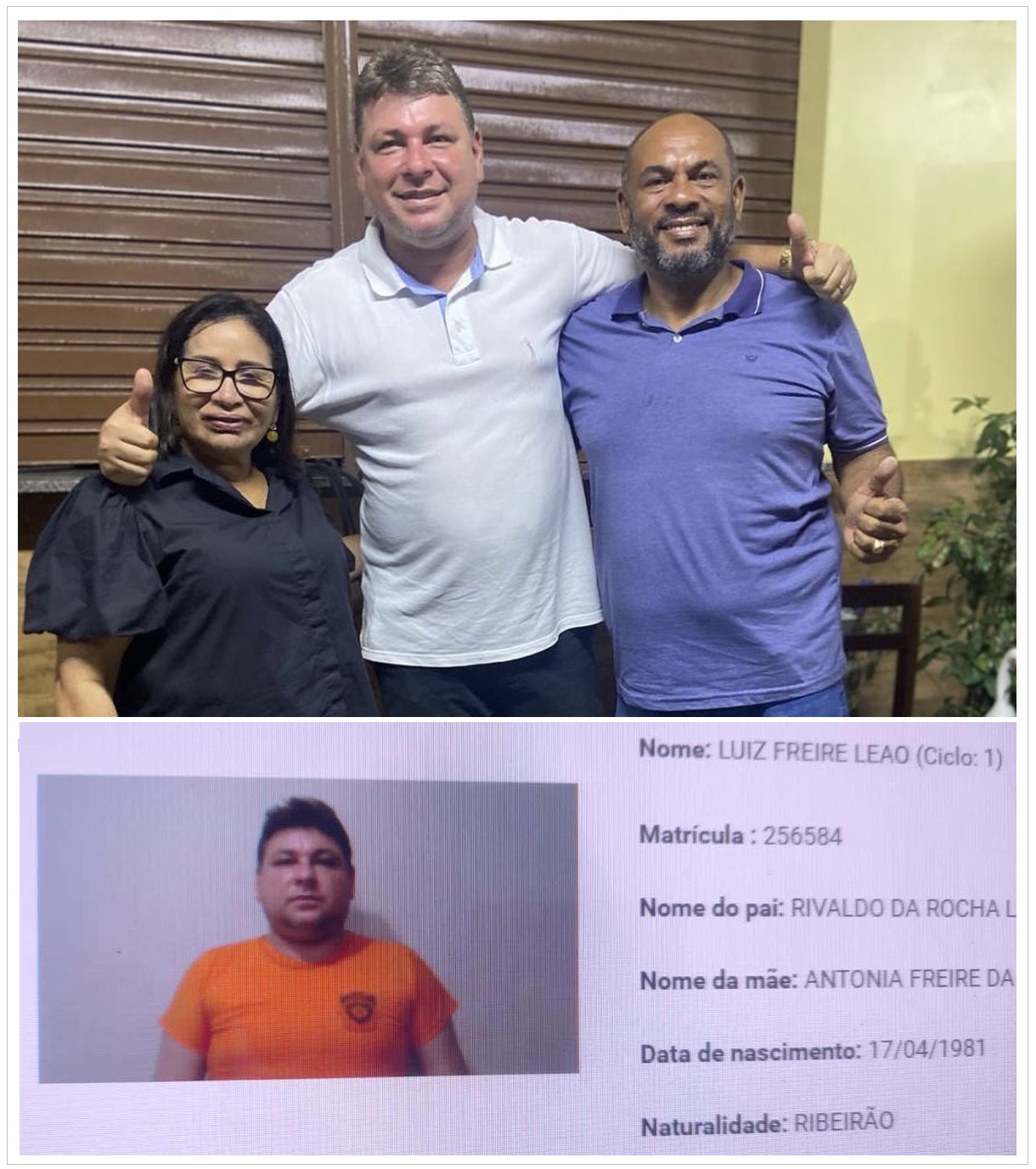 Pré-candidato a vereador de Paço do Lumiar, "Lula Leão" foi preso sob acusação de extorsão mediante sequestro; ele é aliado da prefeita Paula da Pindoba e do pré-candidato a prefeito Jorge Maru.