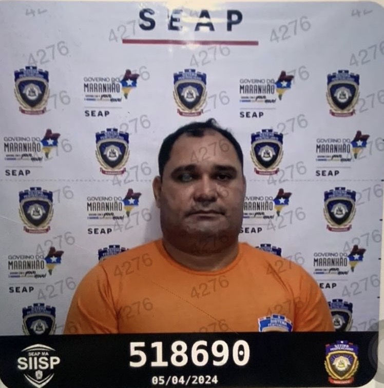 Vereador Hindenburgo Lima dos Santos, do município de Parnarama, está preso.