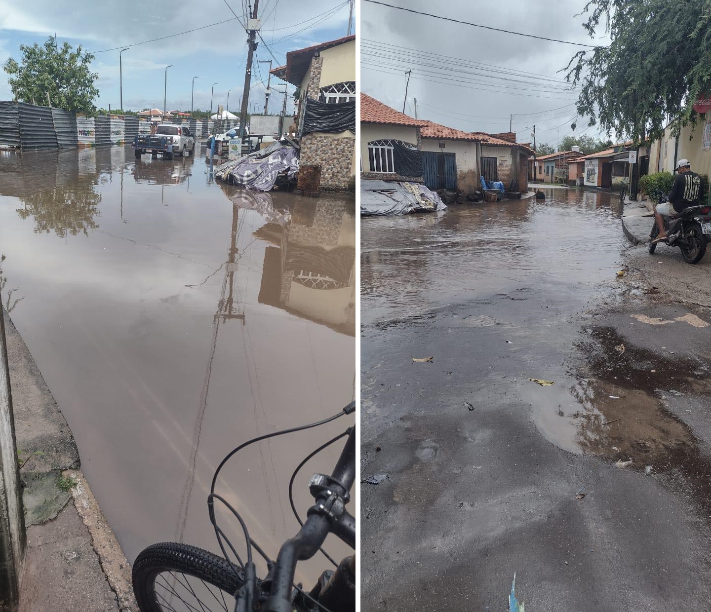 Porto do Braga fica alagado quando chove por falta de limpeza de uma galeria…
