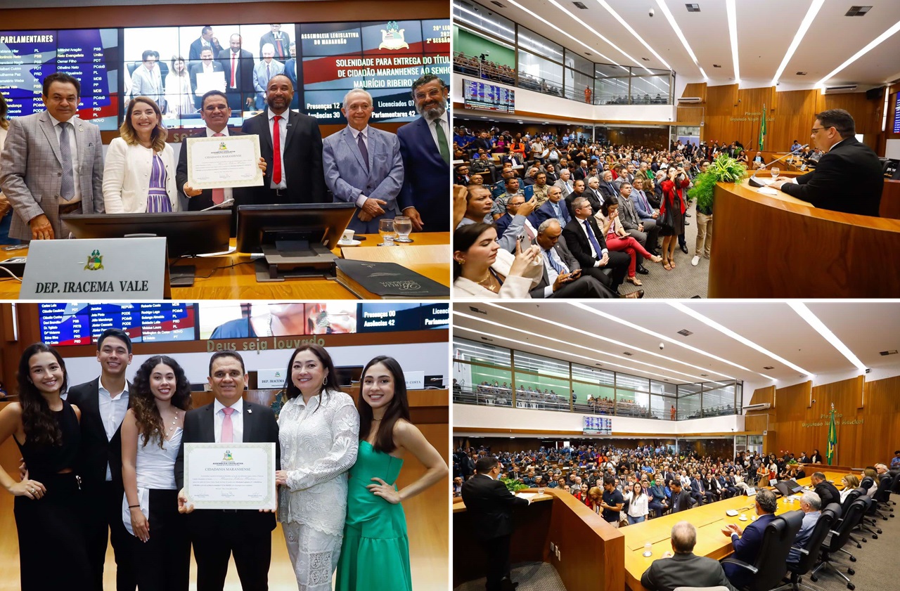 Maranhense de coração e de direito, Delegado Maurício foi homenageado na ALEMA.