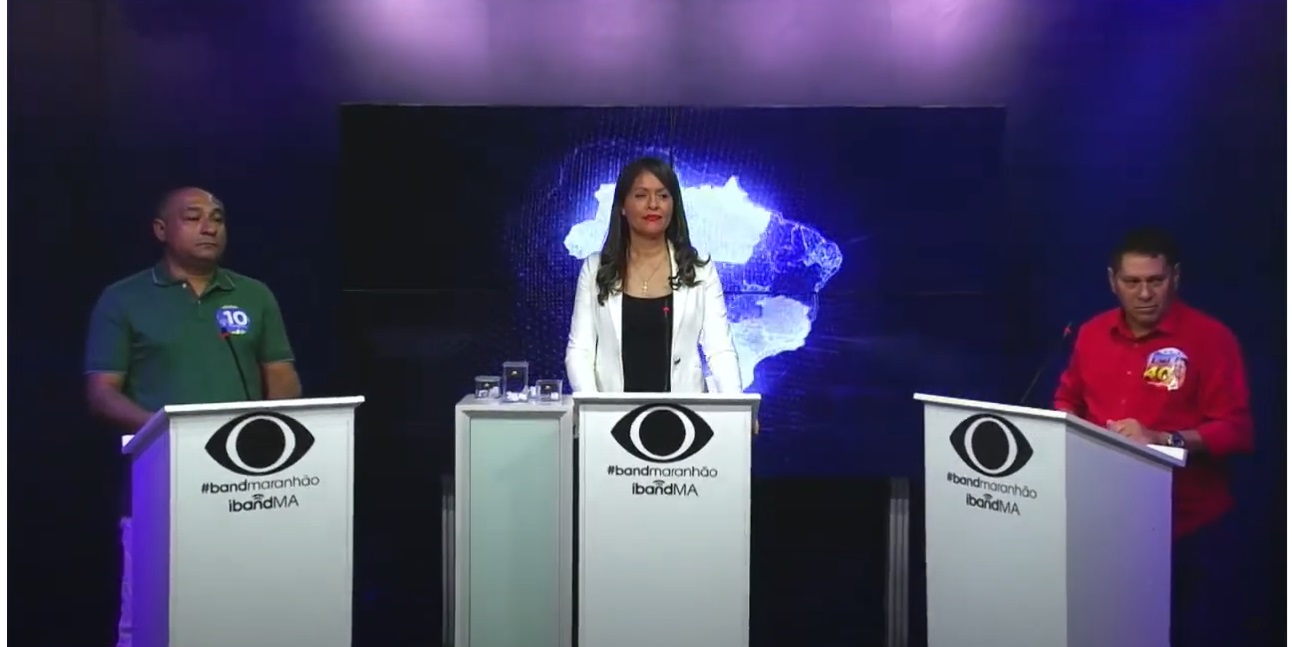 Apenas José Laci e Júnior Passinho participaram do debate...