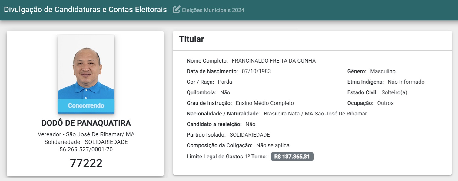DivulgaCandContas (Sistema de Divulgação de Candidaturas e de Prestação de Contas Eleitorais) responsável pela divulgação das candidaturas e das prestações de contas dos candidatos e dos partidos políticos em todo o Brasil