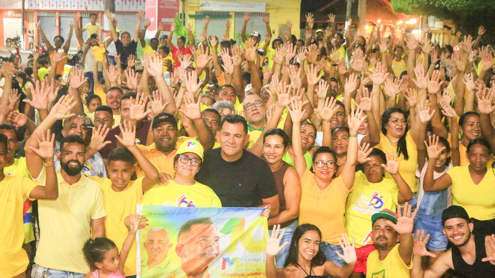 Forte apoio popular tem marcado a campanha de reeleição de Mercinho.