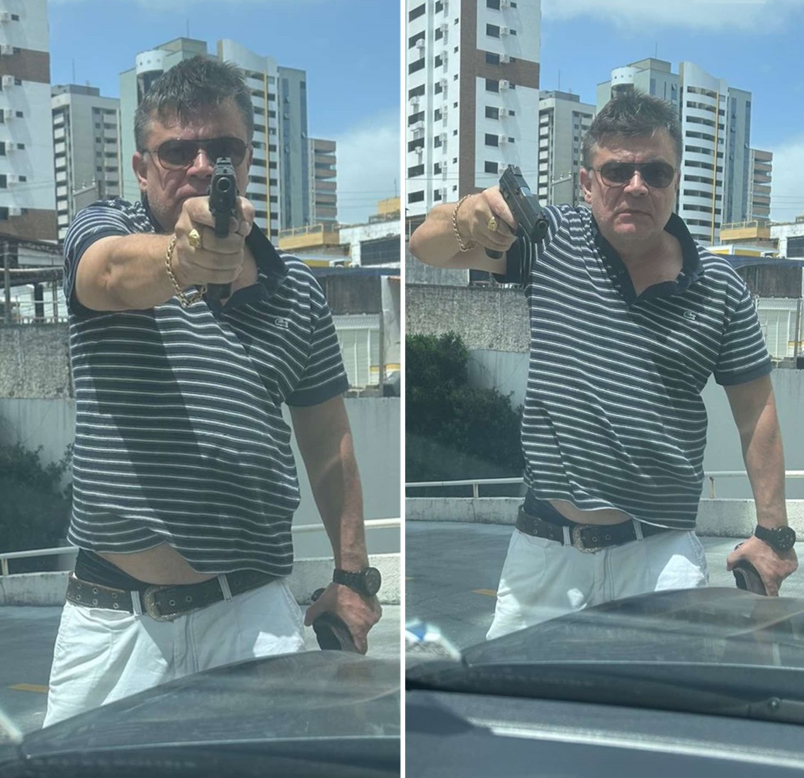 O delegado de Polícia Civil do Estado do Maranhão, Marcelo Fernandes Santos (50 anos), lotado no Plantão Central, foi preso em flagrante dentro do condomínio São Gabriel, no bairro do Renascença em São Luís, por volta do meio dia desta terça-feira (15), por agentes da Polícia Militar.