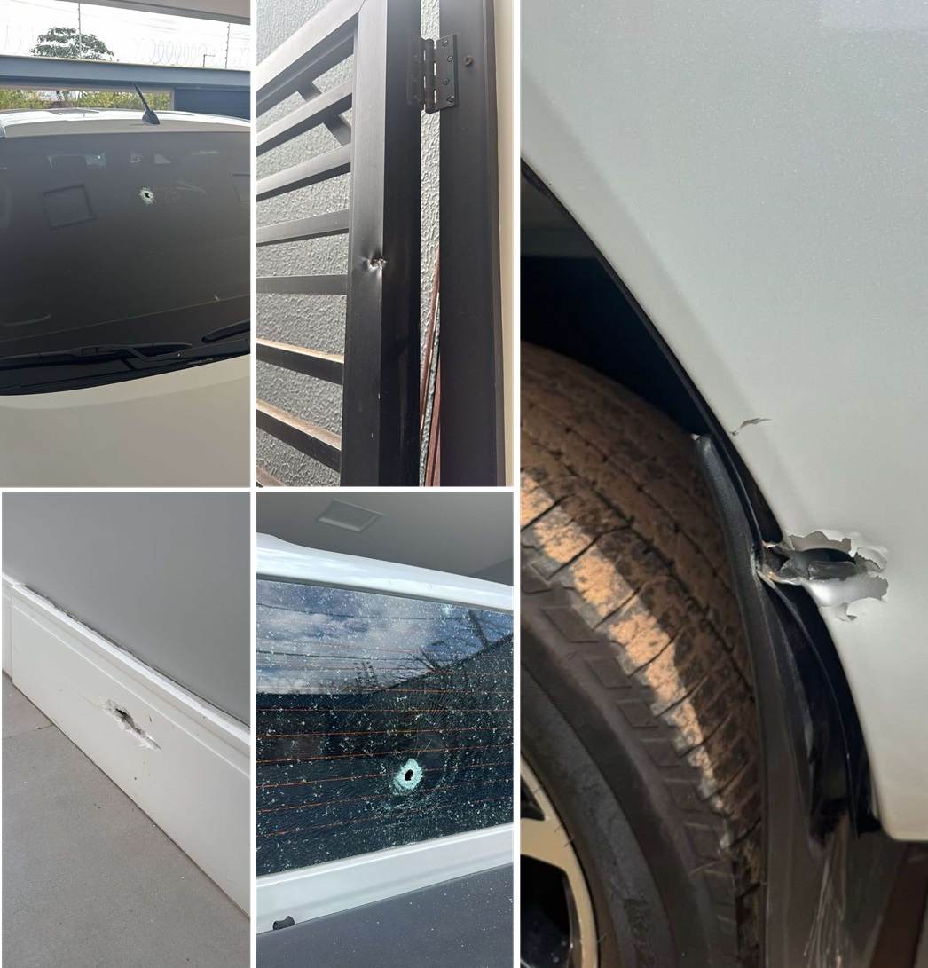 Disparos de armas de fogo atingiram a casa de Márcio Hominho, prefeito eleito de Bacuri.