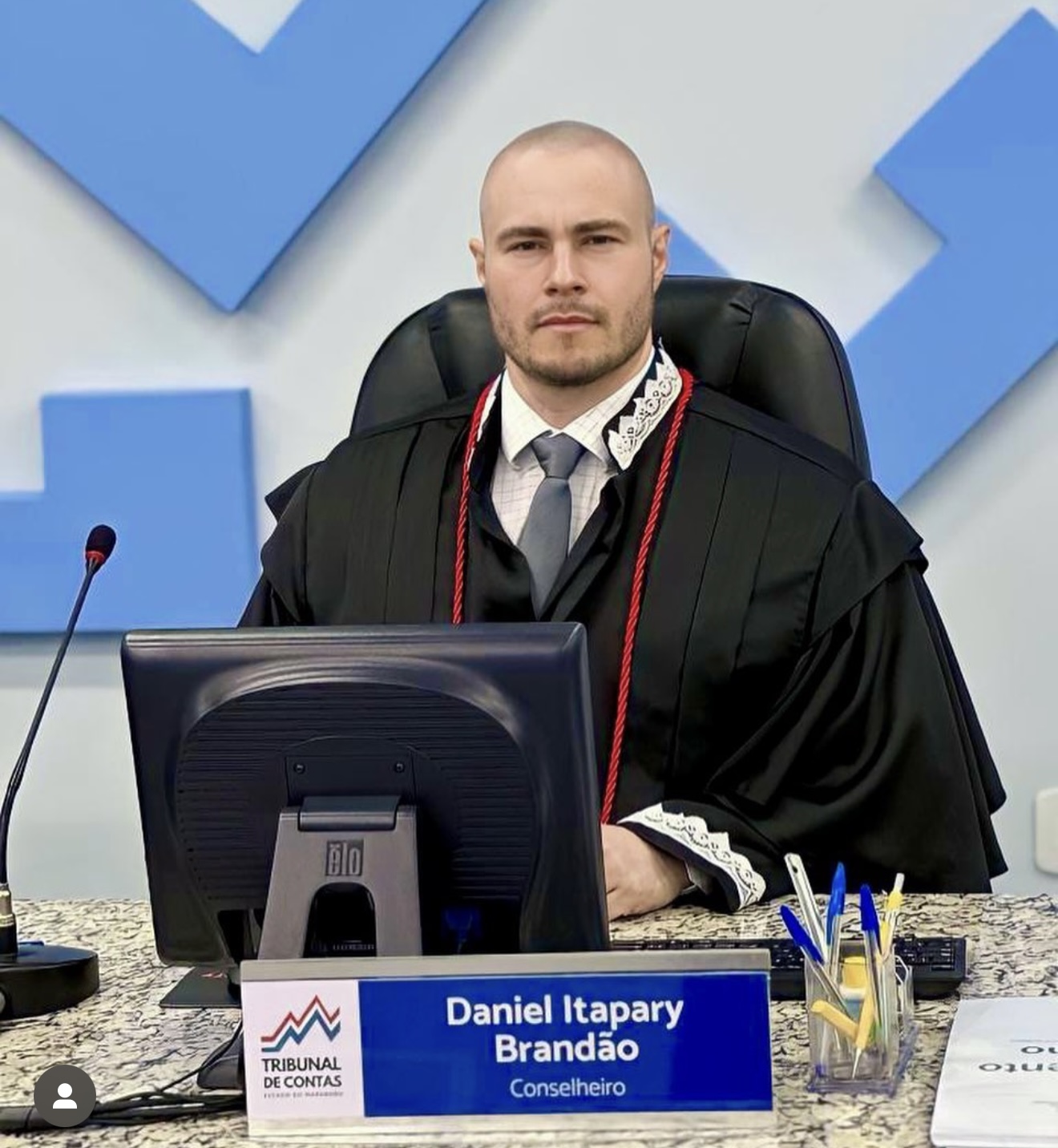 Conselheiro Daniel Brandão, agora presidente do TCE