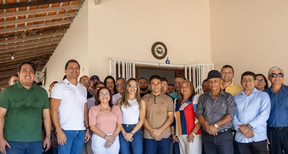 João Igor em pré-campanha pelo interior do Maranhão.