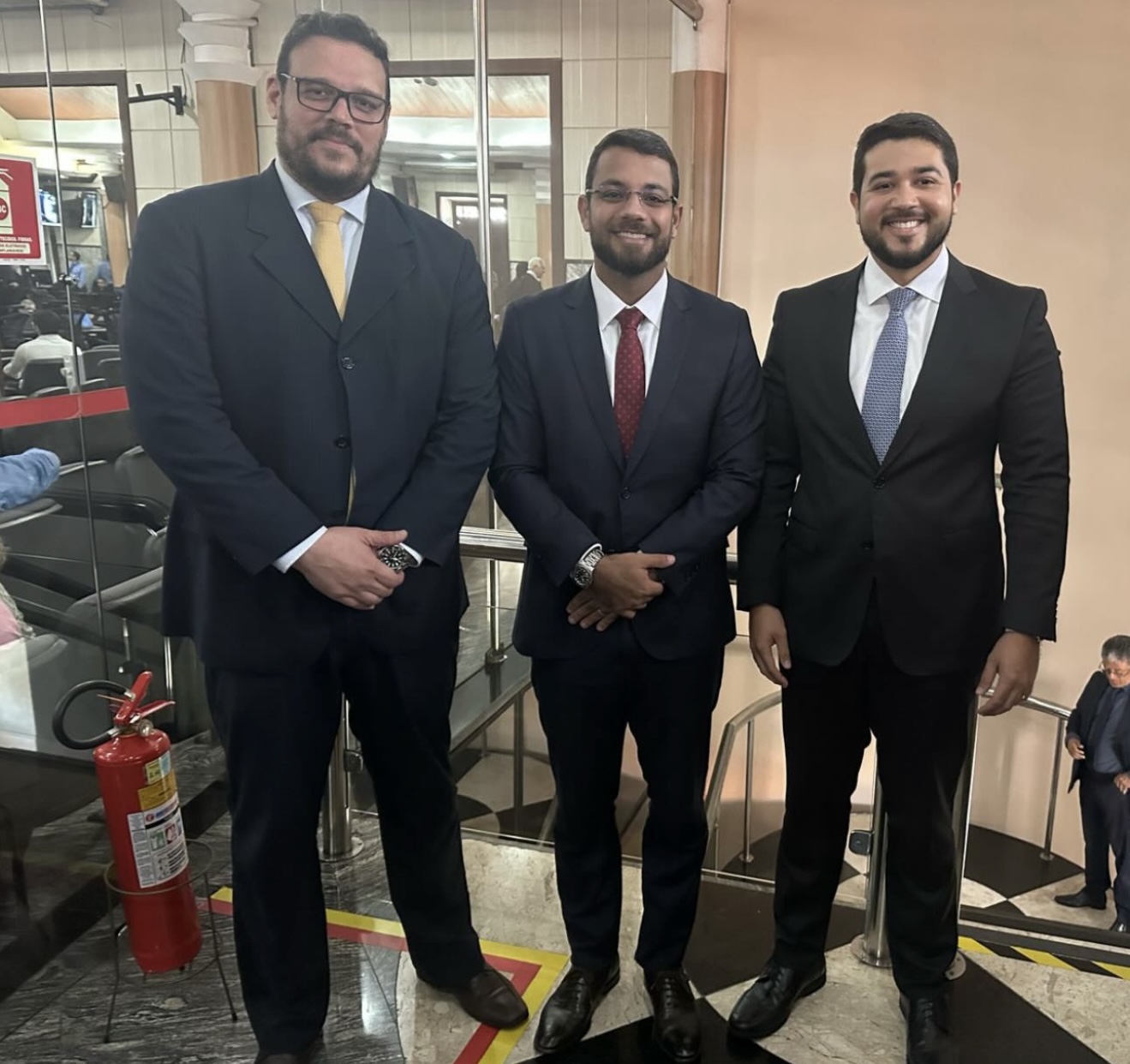 Pablo Savigny Di Maranhão Vieira Madeira, Luís Paulo Correia Cruz e Luís Eduardo Franco Bouéres.