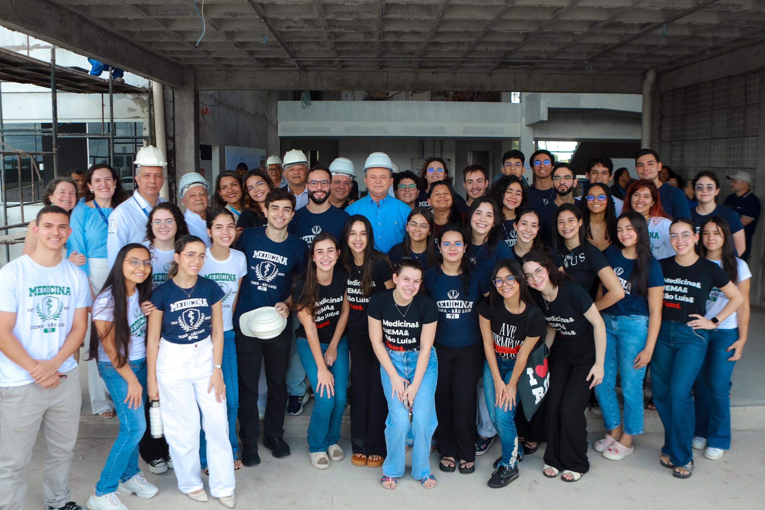 Em São Luís, Brandão realiza vistoria técnica no prédio de Medicina da Uema e anuncia projeto de lei destinando 50% das vagas para alunos de escola pública