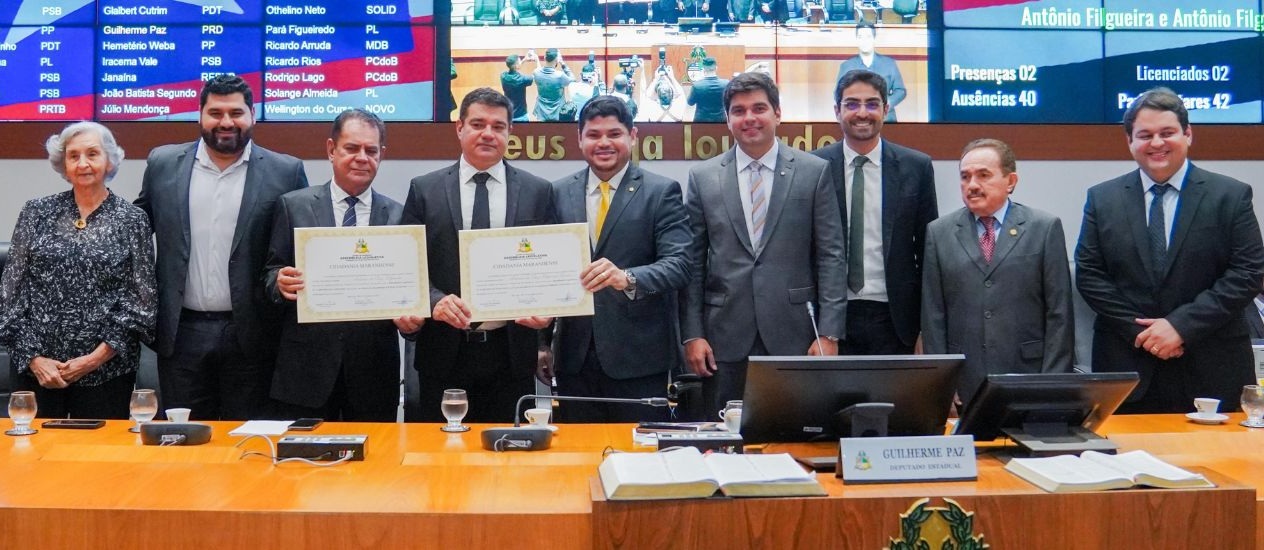 Guilherme Paz reconhece legado de Marreca e Júnior Marreca em solenidade na Alema