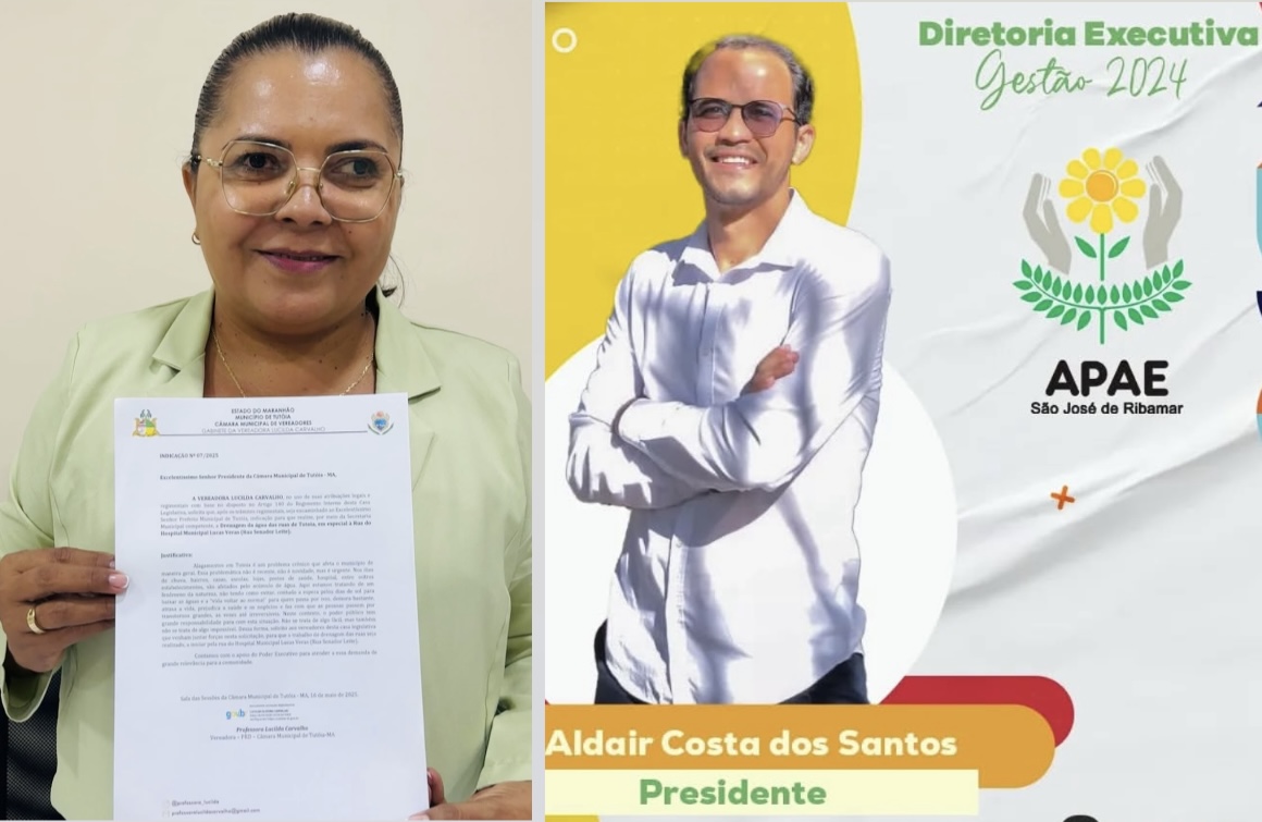 Aldayr Santos, atual presidente da APAE de São José de Ribamar, município da Região Metropolitana de São Luís. A declaração foi direcionada à vereadora e professora Lucilda Carvalho, da cidade de Tutóia, no Maranhão.