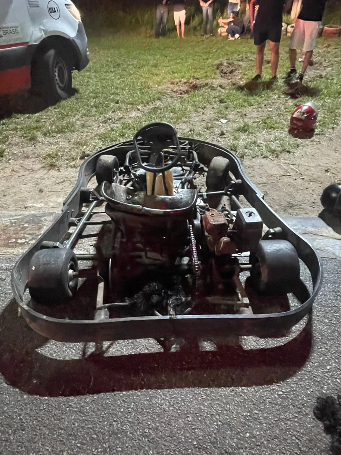 Jovem teve o couro cabeludo arrancando em acidente de kart em São Luís. 